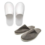 YXIN 6 Pairs Slippers for Guests, Spa, Hotel, Plane, Guest House, Home, business trips, Most Men and Womenr sandals (Neutral, Gray)