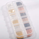 Metal Nail Steel Ball 0.6MM 0.8MM and 1.0MM Box Packaging Nails Accessories Nail Caviar Metal Bead Mini Steel Ball