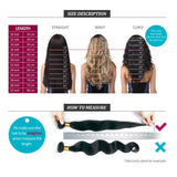 GoldRose Beauty Grade 7A 100% Virgin Hair Brazilian Remy Human Hair Body Wave 1 Bundle 14 Inches Natural Black Color