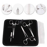 Piercing Kit, Body Piercing Tweezer Kit, Stainless Steel Drilling Tool Set Piercing Kit Asepsis Safety Piercing Tools Kit Body Piercing Tools for Body Belly Nose Lip 4 Pieces/set
