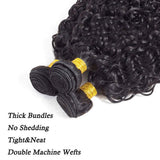 10A Brazilian Virgin Hair Curly Hair Weave 3 Bundles 12" 14" 16" 300g Virgin Brazilian Kinky Curly Weave Human Hair Bundles 100% Unprocessed Virgin Remy Hair Bundles Natural Color