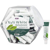 NOW Solutions, Xyliwhite Toothpaste Gel, Refreshmint, Cleanses and Whitens, Fresh Taste, 40 Units, 1-Ounce Tubes