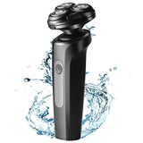 Electric Shaver Razor for Men,UICINOY Wet&Dry Metal IPX7 Waterproof Removable Mens Rotary Shavers with Type-C Charger Adapter