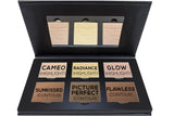 Aesthetica Cosmetics Contour and Highlighting Powder Foundation Palette/Contouring Makeup Kit Gift Set; Easy-to-Follow, Step-by-Step Instructions Included