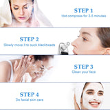Janolia Blackhead Remover, Pore Vacuum Cleaner with LCD Display and 6 Suction Head, Blackhead Extractor Tool for Blackhead, Whitehead, Acne Removal
