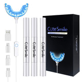 UNEEDE Teeth Whitening Kit, Premium Teeth Whitening All In One Kit Included 3Pack Teeth Whitening Gel, 2 Teeth Whitening Strips, 2 Cleaning Teeth Wipe, 1 Teeth Whiten Tray for Whiter Teeth