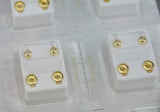 Studex Surgical Steel Ear Piercing Studs, 3mm, 12 Pair April Stone Set