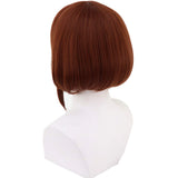 CSGZJYH Anime Cosplay Wig for My Hero Academia Shinsou Hitoshi Synthetic Wig with Free Wig Cap (Red-brown)