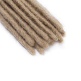 12” Dreadlock Extension For Man Handmade Synthetic Reggae Extension Twist Braiding Hairpiece For Hip-Hop Crochet Braiding Hair Heat Resistant Box Braid For Women(5strands/1pack,ash blonde)