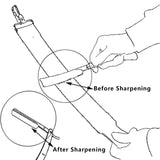 Grandslam Leather Strop for Straight Razor Sharpening and Smooth - Professional Straight Razor Knife Cowhide and Canvas Dual Strop (Type 1, Brown)