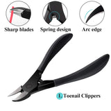 Ivandar 10 Pcs Manicure and Pedicure Personal Care Set,Professional 304 Stainless Toenail Clippers for Ingrown Toenails,Premium Rubber Handle Handy Toenail Trimmer Come with Luxury Gift Box