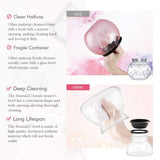 Electric Makeup Brush Cleaner Spinner - Automatic Machine Kit - Professional Makeup Brush Cleaning Tool - Quick, Easy and Effortless Way to Clean Makeup Brushes - No Dirt, Bacteria or Dead Cells