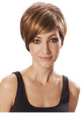 Hairdo Angled Cut Short Comfort Cap Wig, Chocolate Copper by Hairuwear