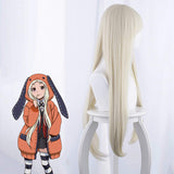 Yomoduki Runa Wig Anime Kakegurui Twin Cosplay Hair Cute Wig for Halloween Party Beige