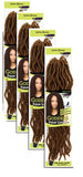 4 Packs of Urban Beauty NaturAll Goddess Faux Locks 18" Long Crochet Hair (30)