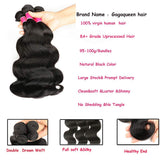 Brazilian Virgin Hair Body Wave 3 Bundles Deals (14 14 14,300g) 8A Unprocessed Human Hair Bundles Weave Wet And Wavy Hair Extensions
