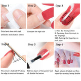 224 Pcs 16 Sheets Nail Art Polish Stickers Decal Nail Wraps Leopard Print Prue Color Nails Strips Street Adhesive False Nail Design Manicure Set With 1Pc Nail Buffers Files For Women Girls