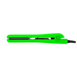 Fahrenheit Hair Care System Neon Collection 1.25 Inch Ceramic Flat Iron Dual Voltage Hair Straighteners (Neon Green)