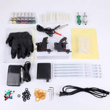 Stigma 2 Pro Coil Tattoo Kits Guns Aluminiun Alloy Grips 7Inks Professional Power Supply for Liner and Shader TK-ST202