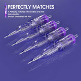 Mast Pro Tattoo Cartridges 20Pcs Disposable Bugpin Needles Round Liner 1009RL