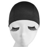 12pcs Dome Caps Stretchable Wigs Cap Spandex Dome Cap Dome Wig Caps for Making Wigs Black Wig Cap Large Hair Style Wig Cap Elastic Dome Caps for Men Women Wigs Making Hair Styling Halloween