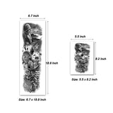 Kotbs 12 Sheets Full Arm Temporary Tattoos for Men Body Sleeve Military Temporary Tattoo Stickers Extra Large Fake Half Arm Tattoo Sleeves