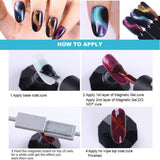 3D Cat Eye Magnetic LED Polish Soak Off UV Gel DIY Magnet Stick Manicure Nail Art Pro Tools