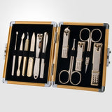 World No. 1. Three Seven (777) Premium Quality Gift Travel Manicure Grooming Kit Nail Clipper Set (11 Pcs, 16000SVG) Made in Korea, Since 1975. (1)