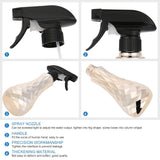 Water Spray Empty Bottles, 300ml Refillable Plastic Hairdressing Water Sprayer Barber Spray Bottle Container Haircut Tool for Plants Watering and Salon Hairdressing Hair Styling (Gold)