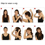 BERON Long Wavy Women Girls Colorful Cosplay Costume Party Wig with Wig Cap (Multi-color)