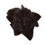 Double Weft 100% Remy Human Hair Clip in Extensions #2 Dark Brown 10''-22'' Grade 7A Quality Full Head Thick Thickened Long Short Straight 8pcs 18clips for Women Fashion 12" / 12 inch 110g