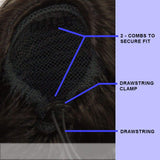 DS004 (Foxy Silver) - Synthetic Ponytail in 44