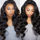 100% Hand Tied Loose Wave Lace Frontal With Baby Hair Lace Closure 13x4 Ear To Ear Brazilian Virgin Hair Free Part Lace Closure Natural Color 12 inch