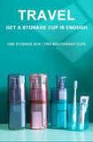 3T6B Travel Toothbrush Cup,5 In 1Portable Travel Toothbrush Cup Outdoor Travel Business Wash-Receiving Cup