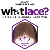 Sensationnel 100% Premium Fiber Cloud9 WHAT LACE? 13"X6" Swiss Lace Wig - JANELLE (2 [Darkest Brown])