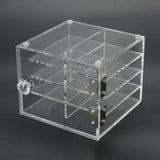 8 Layer False Eyelash Extension Display Box, Acrylic Eyelash Storage Case Eyelash Extension Graft Tool Eyelash Adhesive Pallet Holder False Eyelash Organizer Tool