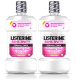 Listerine Sensitivity Mouthwash, Fresh Mint, 500 mL, 2 Count