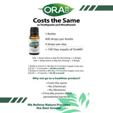 OraMD Original Dentist Recommended Worldwide 100% Pure Breath Freshener for Bad Breath, Halitosis Canker Sores, Gum Boils and Tooth Abscesses - 1 Bottle