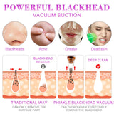 Blackhead Pore Vacuum Cleaner Remover 【2021 Newest Technology】 6 Probes 3 Suction Levels LED Display Blackhead Removal Strong Suction Skin Cleaner Machine