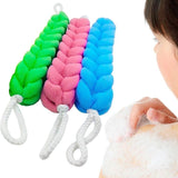 6 Back Scrubber Bath Shower Mesh Sponge Exfoliating Body Brush Wash Puff Spa New