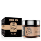THE MAN COMPANY Beard Wax for men, Mustache Wax - Natural Beard Styling Balm (1.7 oz) - Beeswax based Beard Balm with Argan Oil, Geranium - Moisturizing, no Itchy Beard, Frizz Control - Paraben Free