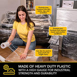 15 Inch Stretch Wrap - Industrial Clear Plastic Stretch Wrap Film for Pallet Wrap
