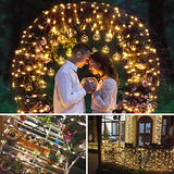 SUNNEST Window Curtain String Light 300 LED 8 Lighting Modes Fairy Lights Remote