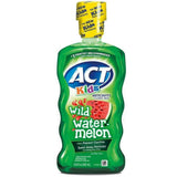 ACT Kids Anticavity Fluoride Rinse, Wild Watermelon 16.90 oz ( Pack of 3)