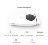 SkinAngel Laser Hair Removal - At Home Permanent Hair Removal for Women and Men, Lifetime of Pulses (US Plug)