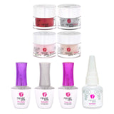 Revel Nail Dip Powder 4-Color Starter Kit | for Manicures | Nail Polish Alternative | Non-Toxic & Odor-Free | Crack & Chip Resistant | Can Last Up to 8 Weeks | One Dip Wonders