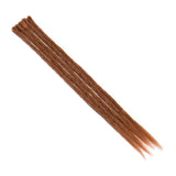 20" Dreadlock Extension Ombre For Hip-Hop Synthetic Heat Resistant Faux Locs Dread Reggae Extension Twist Braiding Faux Locs Crochet For Man Women (15strands/3packs,light auburn)