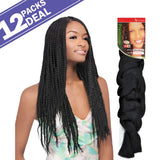 OUTRE X-PRESSION Kanekalon Synthetic Hair Braids (12-Pack, 1B)