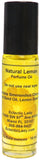 All Natural Lemon Perfume Oil, Small - Organic Jojoba Oil, Essential Oils, Roll On, 0.3 oz