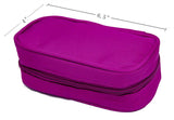 2 Pack Essential Oils Pouch Bag Holds 10 Bottles Fit Size 5ML, 10ML, 15ML Multiple Colors Perfect For Travel Fits Purse Smaller Size